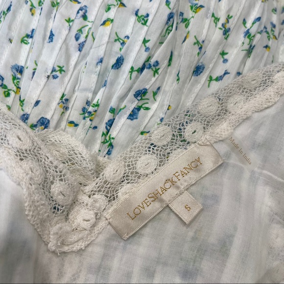 SOLD🚫LoveShackFancy “Carlo” Dress in Bonnet Blue - Picture 6 of 14